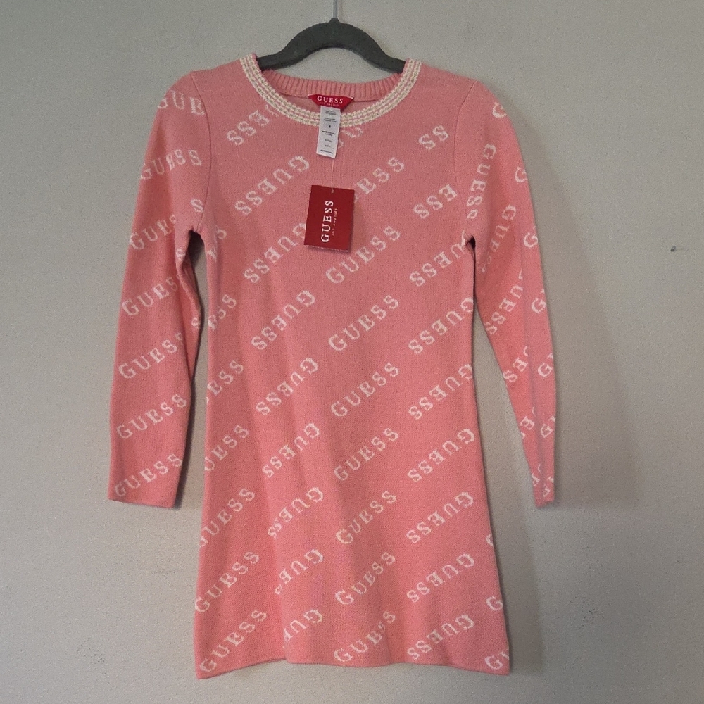 NWT pink Knit Sweater Dress (6)